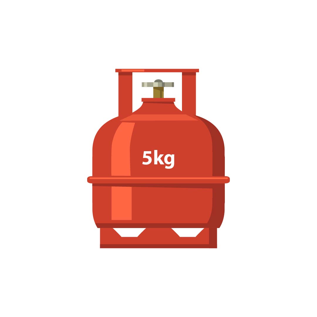 5kg LPG Gas Cylinder – Refill / Exchange