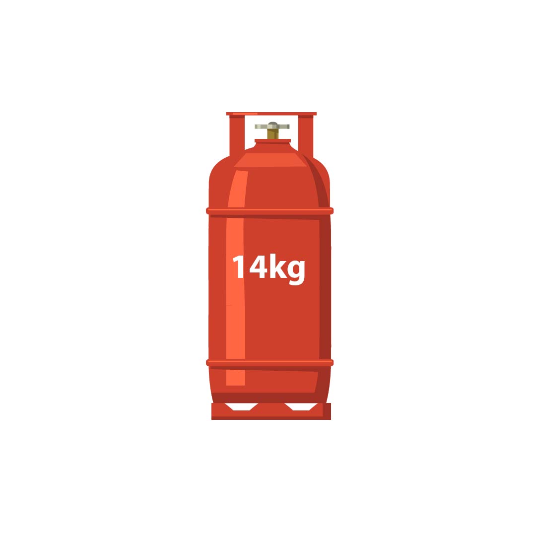14kg LPG Gas Cylinder – Refill / Exchange